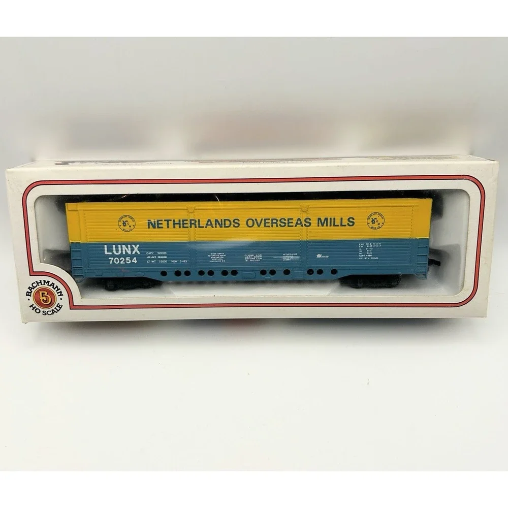 Bachmann #70254 Ho Scale Netherlands Overseas‎ Mills Box Car Good Cond w/ Box
